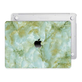 Coque Macbook marbre vert par Tibisig