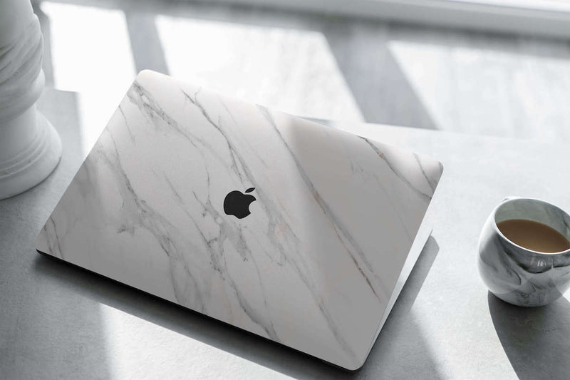 coque macbook marbre blanc de carrare