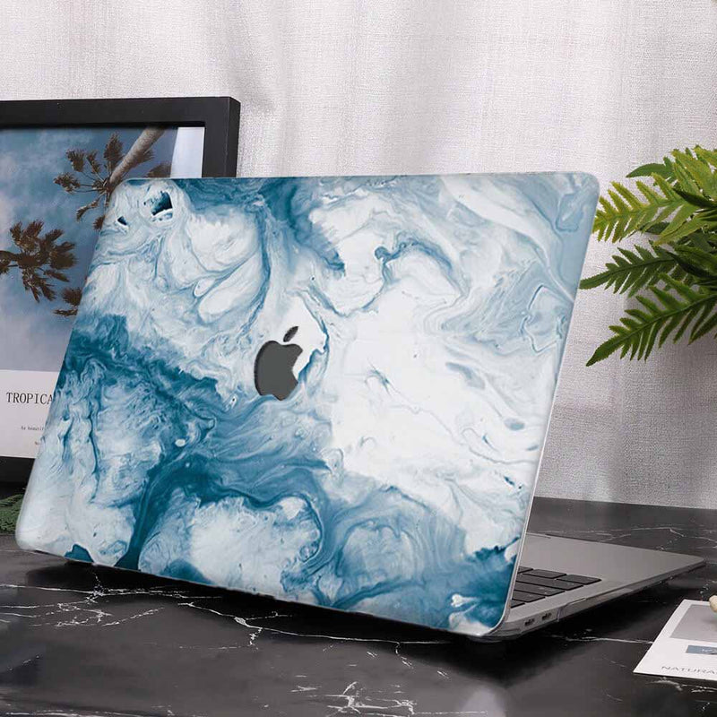 Achat Coque soft touch style marbre pour MacBook Pro 13 avec ou